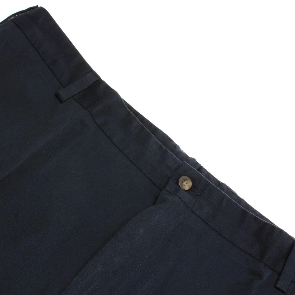 Frank's Pants NWT Chinos / Casual Pants Size 44 US in Navy Blue 100% Cotton